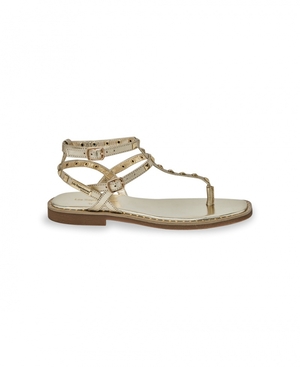 Sandales spartiates Les Tropeziennes CORAZE Ankle-strap Doré Femme|XWQK-44630517